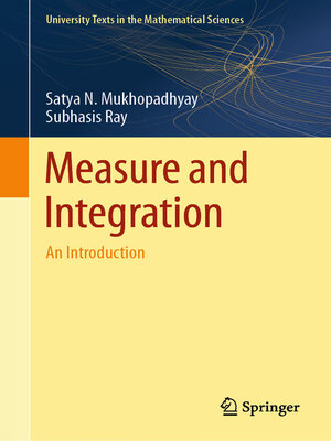 cover image of Measure and Integration